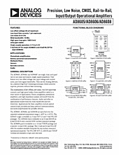 DataSheet AD8606 pdf
